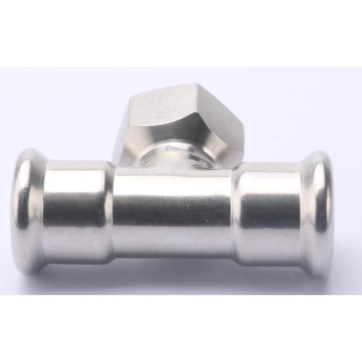 Stainless Steel Female Tee Press Pipe Fitting