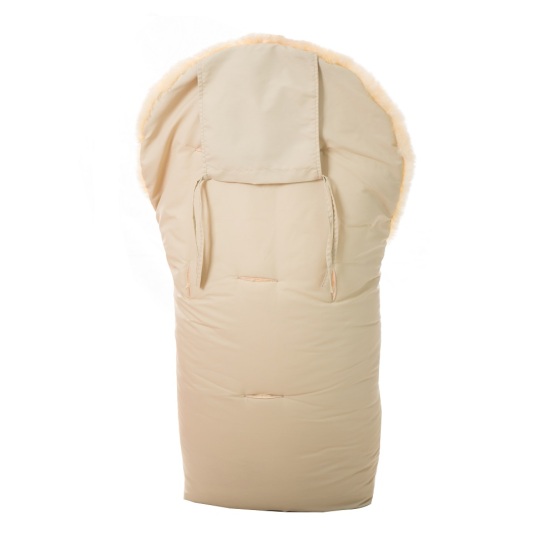 Full lambskin lining baby sleeping bag