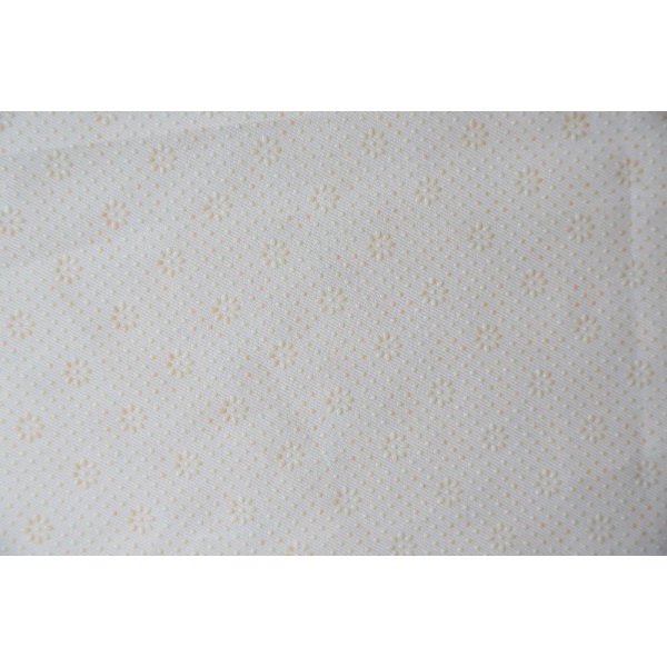 100% Polyester Flower Type Plastic Dots Fabric