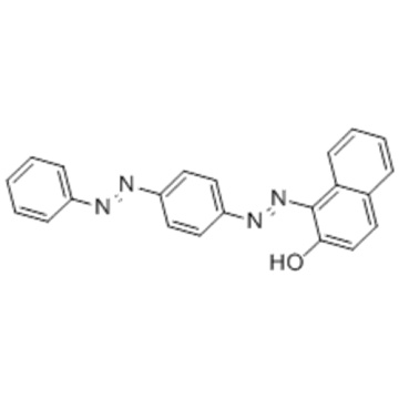 Naphthalenol,1-[2-[4-(2-phenyldiazenyl)phenyl]diazenyl]-) CAS 85-86-9