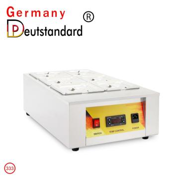 CE with 6 cylinder chocolate melting tempering machine