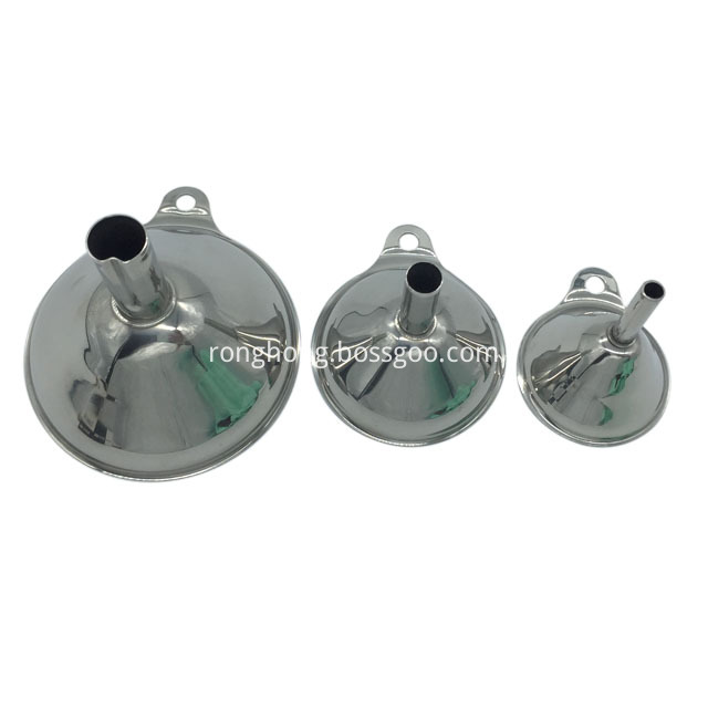 3 Pcs Stainless Steel Funnel Set3