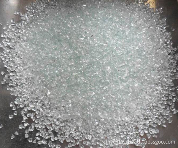 Glass Particles for Building Wall Decoration
