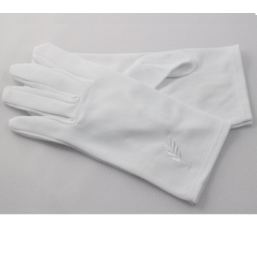 Custom Logo Cotton Masonic Regalia Gloves