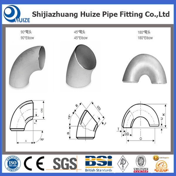 SS304 180 Degree Elbow