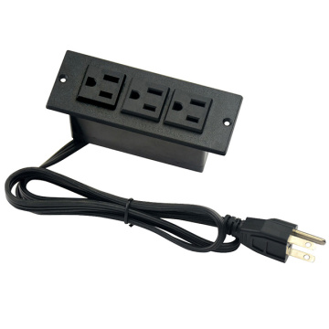 US 3-Outlets Strip Power Unit For Office&Furniture