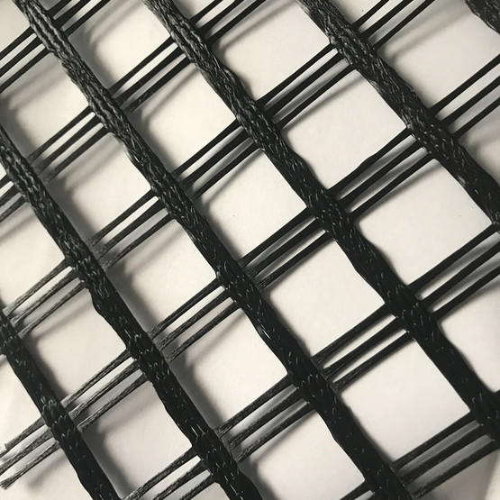Warp Knitted and Polymeric Coated Polyester Geogrids