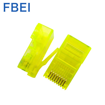 Yellow Color RJ45 Cat connector