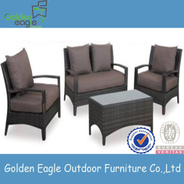 PE Rattan with Aluminum Frame for outdoor use