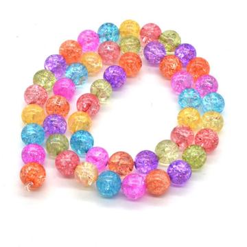 8mm Colorful Natural Crystal Crack Beads for Accessories and Adornment from China Wholesaler