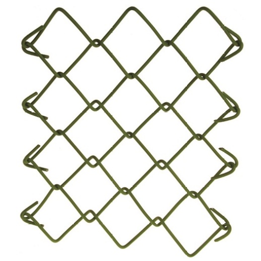 galvanized pvc coated football field chain link fence