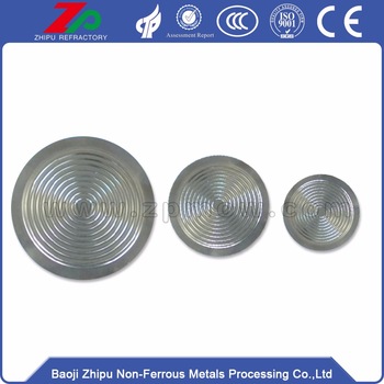 Special tantalum diaphragm for instrument and meter