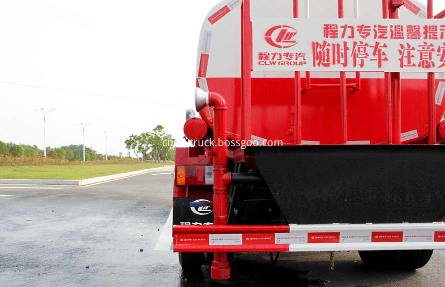 small water truck detail