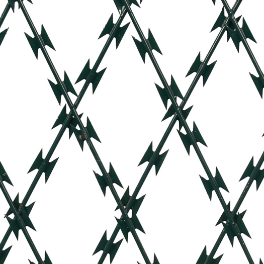 military Barbed triple strand concertina razor wire