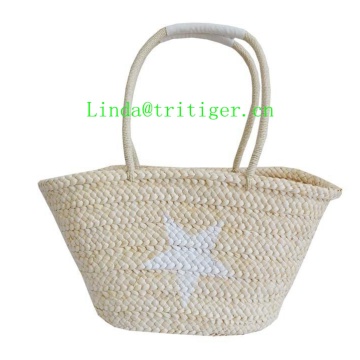 high quality handbag plastic straw woven tote bags