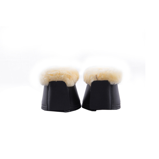 Sheepskin Bell Boots Over Reach boots