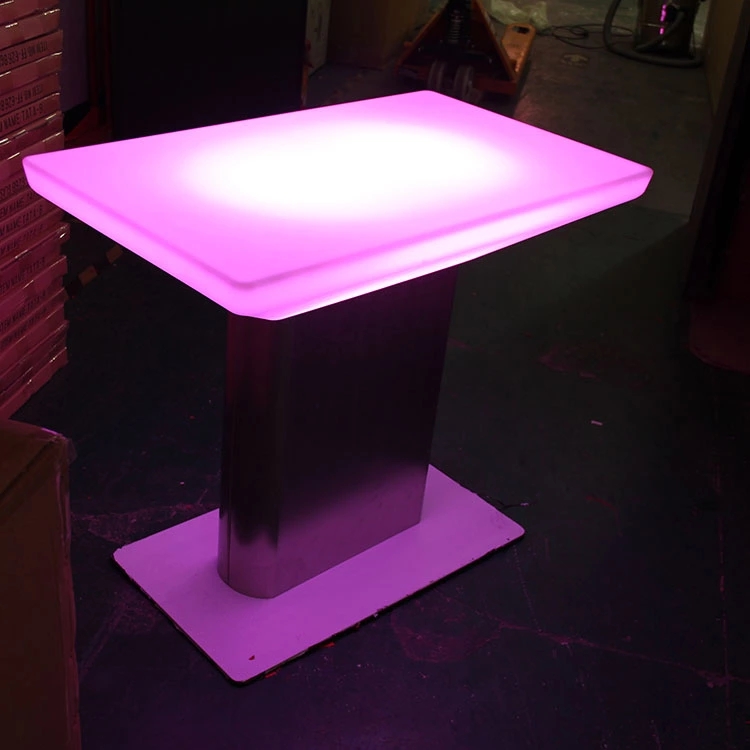 Plastic Material Led Luminous Tables