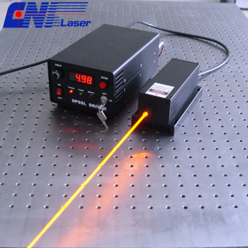 300mw 588nm solid yellow laser for optical instrument