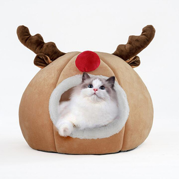 Creative Pet Nest Tent Christmas Reindeer Dog