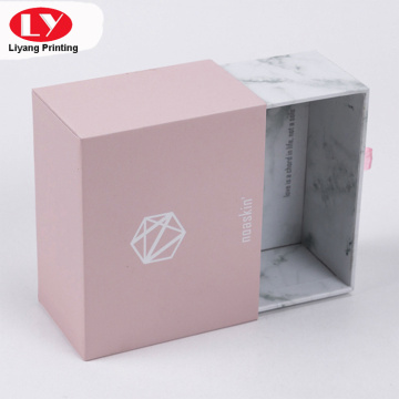 Pink small gift jewelry box with logo