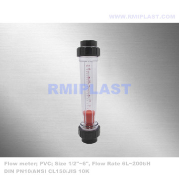 Plastic Float Flowmeter Measurement 5l/h to 200m3/h