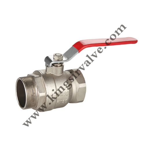 Red handle ball valves