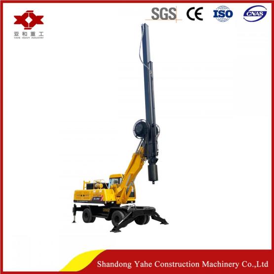 Wheel rotary pile driver corporation