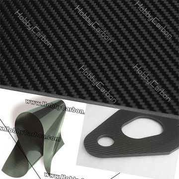 Full 3K Twill Matte Carbon Fiber Sheet 5.0mm