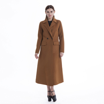 Fashion women's classic cashmere wool blended overcoat