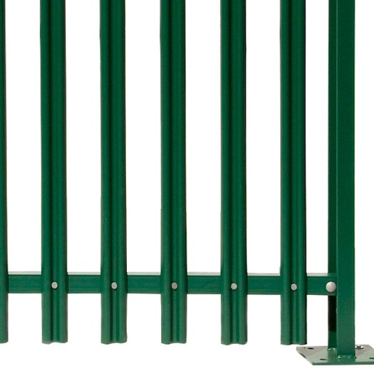 Euro Style Free Standing Metal Palisade Fence