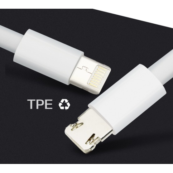 Dual lightning to usb cable