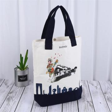 Cotton Muslin Canvas Tote Shopping Bag
