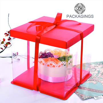 Bake Food Cake Boxes Plastic Packaging Box