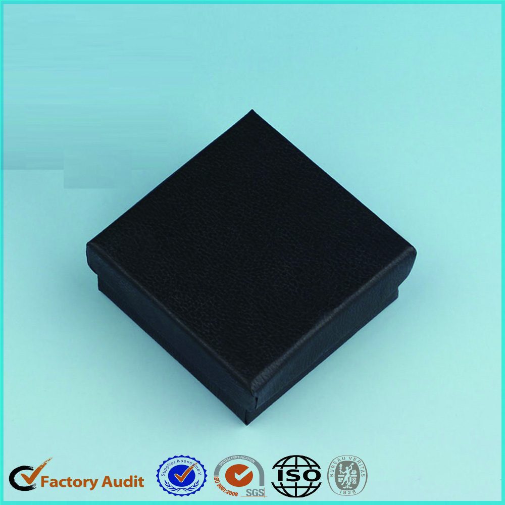 Cardboard Black Jewellery Packaging Gift Boxes