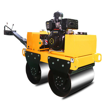 Double drum variable plunger pump road roller