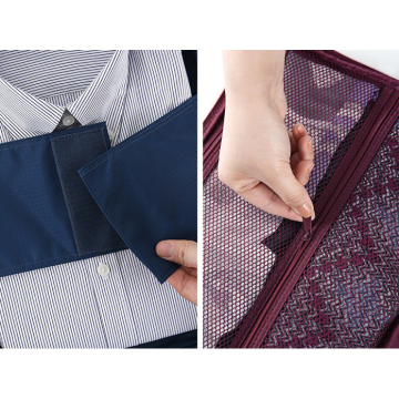 polyester drawstring bag Shirt and Ties Storage Bag Organizer Wrinkle Free Shirt Travel Packing Clothes Holder