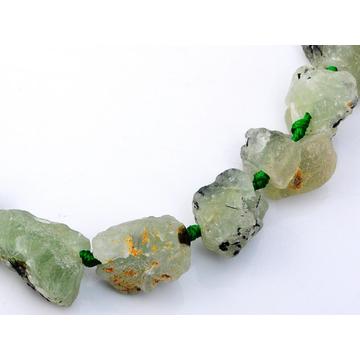 Natural Raw Rough Lemon Crystal Quartz Beads
