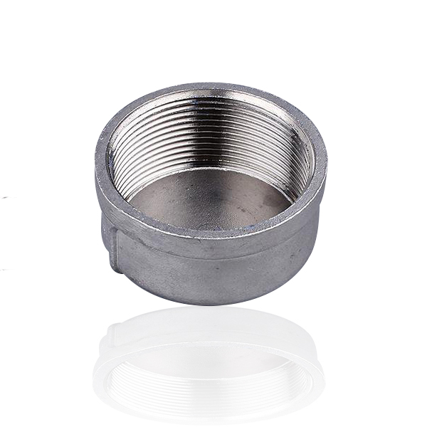 Stainless-steel-threaded-round-pipe-end-cap