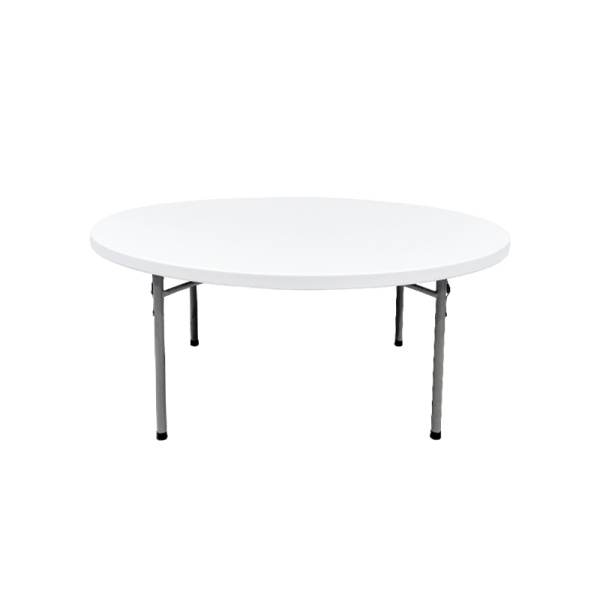 Plastic Round Folding Tables 1.80M For 8 People