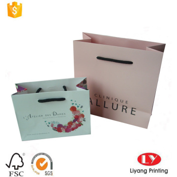 customized coated paper gift bag with handle