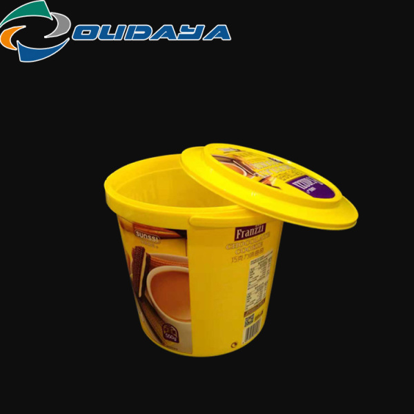 5L plastic storage cookie  container with handle