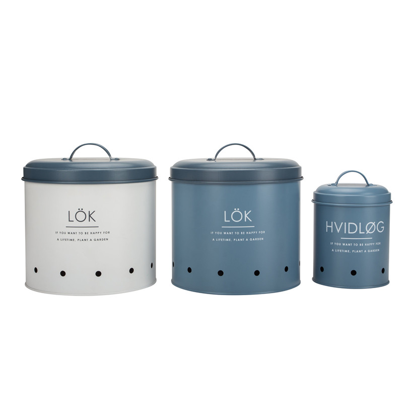 Blue Kitchen Storage Jar Set Set