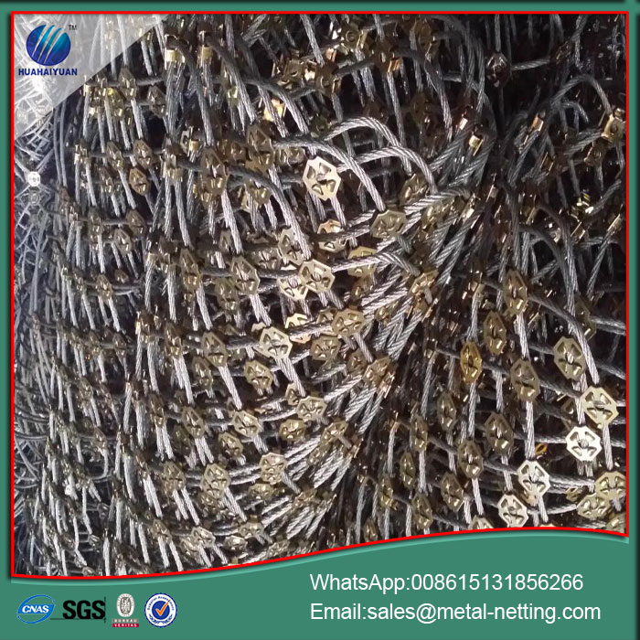 SUS304 rope woven mesh protection rope netting
