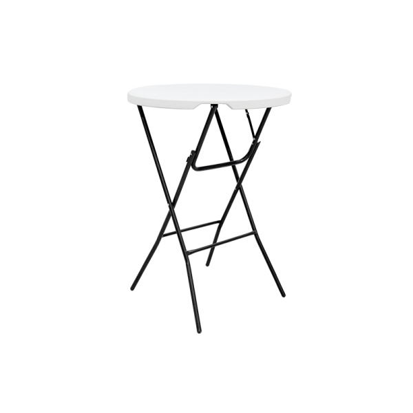 Home Round Plastic Bar Height Folding Table 80cm