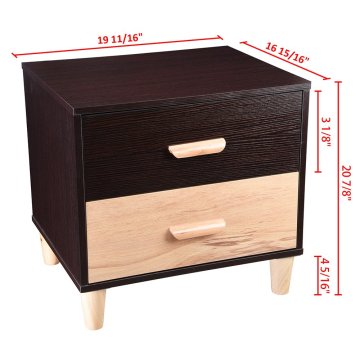 Wooden MDF Coffee End Table Nightstand Side Bedside Sofa Furniture