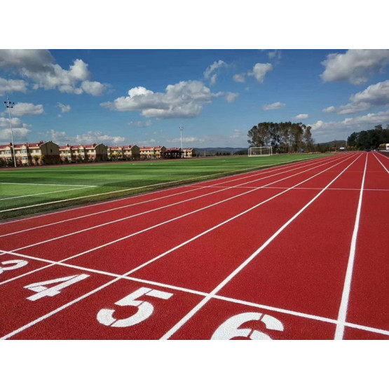 SGS IAAF Certificated Pavement Materials Courts Sports Surface Flooring Athletic Running Track