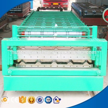 Fast speed building material roof sheet double roll forming machine