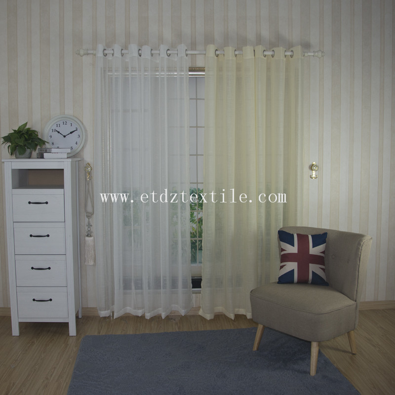 Modern Pattern Sheer Voile Curtain Fabric