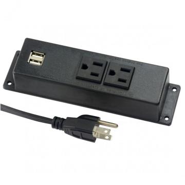 US 4-Outlets Power Unit With USB Port