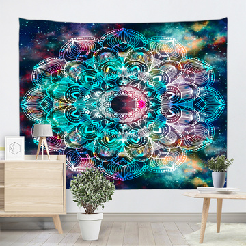 Bohemian Tapestry Wall Hanging Mandala Boho Hippie Indian Colorful Wall Tapestry Psychedelic for Livingroom Bedroom Dorm Home De